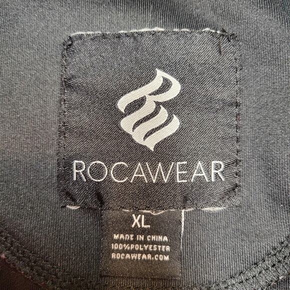 Rocawear Jacket Mens XL Red Black Full Zip Track Jacket Polyester Streetwear - Picture 2 of 7